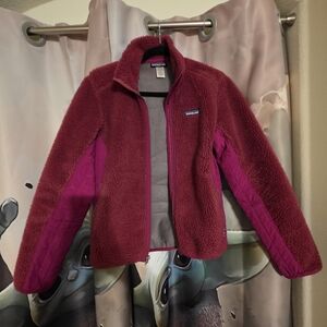 Patagonia Burgundy Fleece Jacket